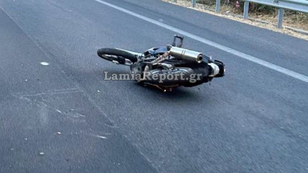 Φθιώτιδα: Τροχαίο με εκτροπή μηχανής στην εθνική οδό - Έκλεισε για λίγο η μία λωρίδα κυκλοφορίας