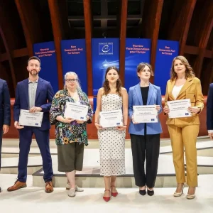 Βραβείο Αριστείας του Συμβουλίου της Ευρώπης στη δημοσιογράφο από τη Λαμία Ευτυχία Σουφλέρη - ΒΙΝΤΕΟ