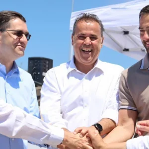 Λίμνη Υλίκη: Εξασφαλίστηκε η άρδευση του Κωπαϊδικού πεδίου: Αυτοψία Παπασταύρου, Σπανού στο πλωτό αντλιοστάσιο της ΕΥΔΑΠ