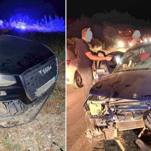 Ηράκλειο: Σφοδρή σύγκρουση δύο αυτοκινήτων στη Μεσαρά με τέσσερις τραυματίες – Δείτε φωτογραφίες
