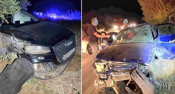 Ηράκλειο: Σφοδρή σύγκρουση δύο αυτοκινήτων στη Μεσαρά με τέσσερις τραυματίες – Δείτε φωτογραφίες