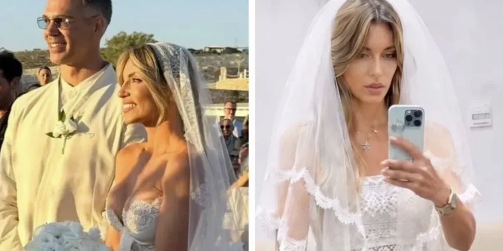 Η Σίλια Κριθαριώτη αποκάλυψε το πρώτο νυφικό που φορούσε η Αθηνά Οικονομάκου στον κρυφό γάμο της στην Πλάκα