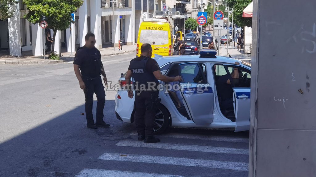 Λαμία: Περιστατικό με επιδειξία στο κέντρο της πόλης (ΦΩΤΟ)