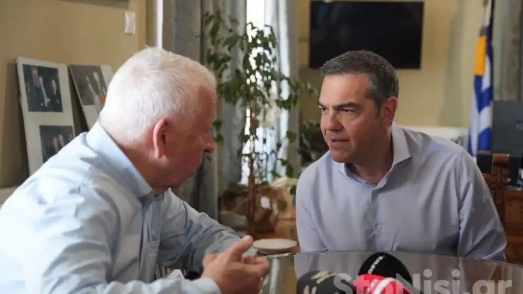 Ο Αλέξης Τσίπρας στη Λέσβο: Ο διάλογος του με τον Περιφερειάρχη Βορείου Αιγαίου – «Τον είχα καθηγητή στο Πολυτεχνείο»