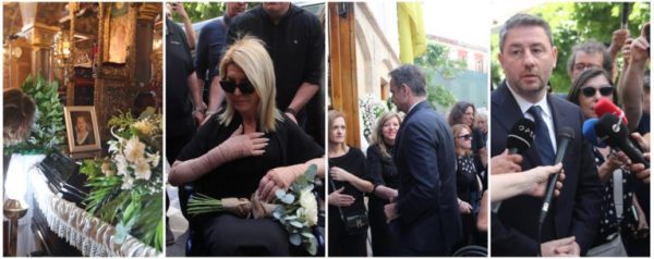 Κηδεία Βάγιας Νέστορα: Σε αναπηρικό καροτσάκι η κόρη της - Παρουσία της πολιτικής ηγεσίας το τελευταίο αντίο