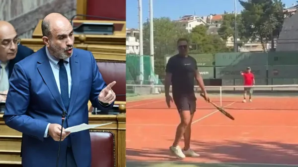 Ο Μαρκόπουλος «καρφώνει» Γεωργιάδη για το τένις με Κασσελάκη: «Ο Άδωνις θα πρέπει να έχει σοβαρότερα πράγματα να ασχοληθεί»