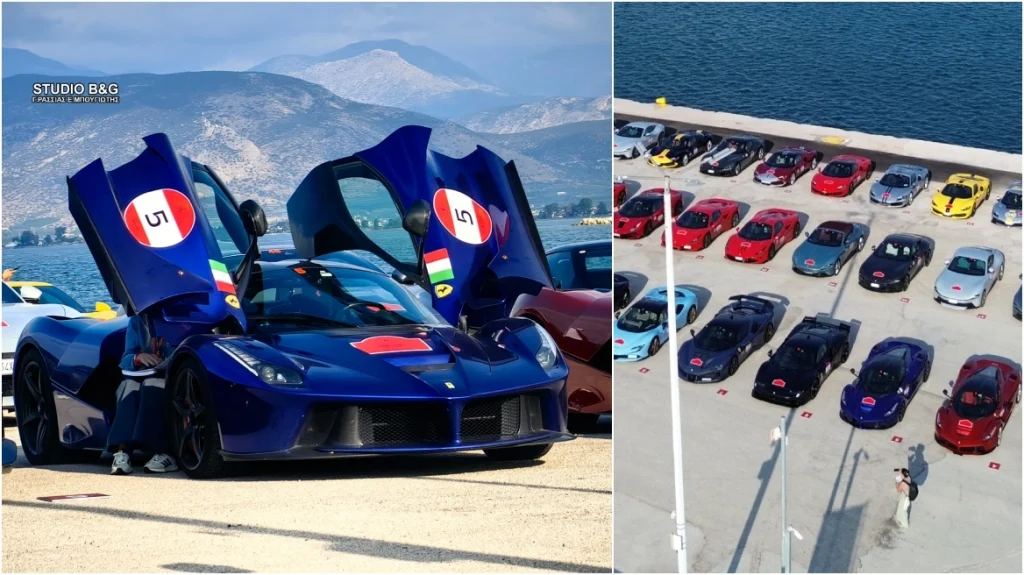 Πλημμύρισε με Ferrari το Ναύπλιο: 116 μοναδικά supercars μάγεψαν κατοίκους και επισκέπτες - Δείτε εικόνες