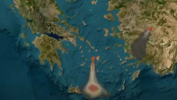 Ο καπνός από τη μεγάλη φωτιά στην Πάρο κάλυψε τις νότιες Κυκλάδες και έφτασε μέχρι την Κρήτη - Δείτε βίντεο