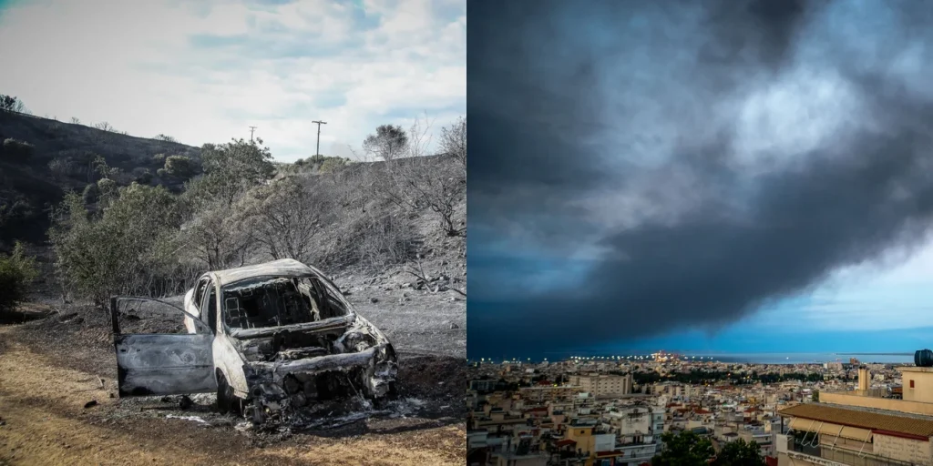 Ωραιόκαστρο: Στον εισαγγελέα ο οδηγός που ξεκίνησε τη φωτιά -Συνεχίζει να καίει το εργοστάσιο ανακύκλωσης, δείτε εικόνες και βίντεο