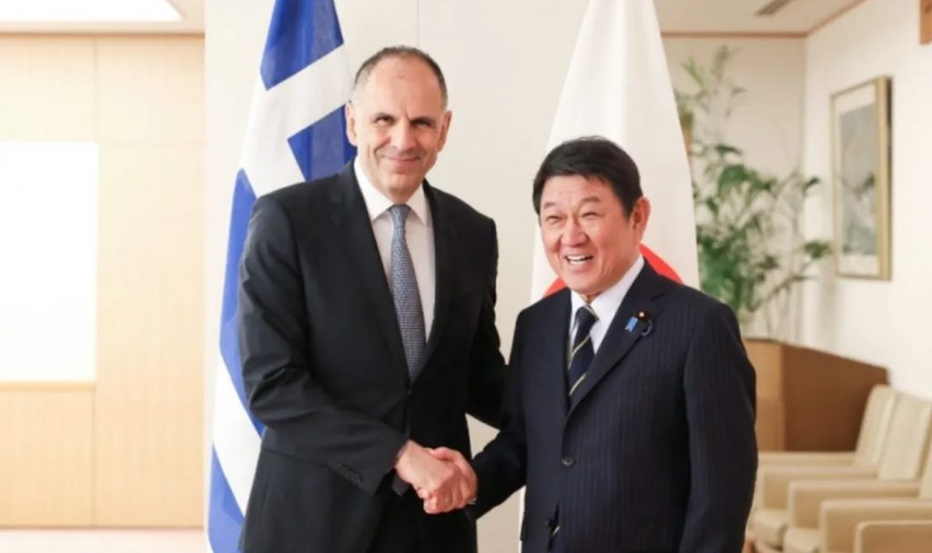 Γεραπετρίτης από Τόκιο: Ελλάδα και Ιαπωνία ενισχύουν τη στρατηγική τους συνεργασία - Οι δύο χώρες βρίσκονται πολύ κοντά σε επίπεδο αρχών και αξιών