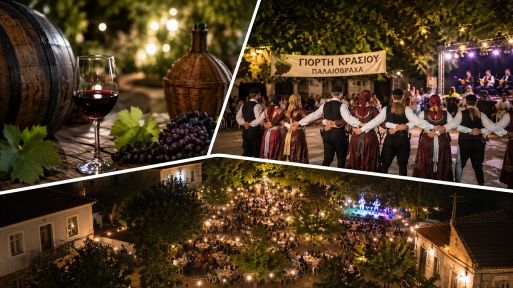 Η Παλαιοβράχα ετοιμάζεται για το μεγαλύτερο καλοκαιρινό γλέντι με την 3η Γιορτή Κρασιού