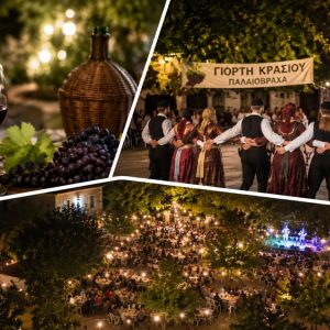 Η Παλαιοβράχα ετοιμάζεται για το μεγαλύτερο καλοκαιρινό γλέντι με την 3η Γιορτή Κρασιού