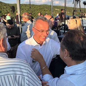 Ο Χρήστος Σταϊκούρας στα εγκαίνια του Βόρειου τμήματος του Ε65