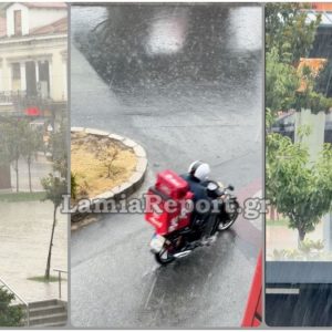 Καλοκαιρινό μπουρίνι με χαλάζι στη Λαμία - Ζημιές στις καλλιέργειες της περιοχής - ΒΙΝΤΕΟ