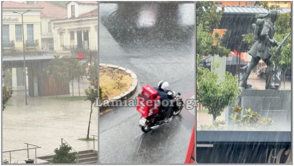 Καλοκαιρινό μπουρίνι με χαλάζι στη Λαμία - Ζημιές στις καλλιέργειες της περιοχής - ΒΙΝΤΕΟ