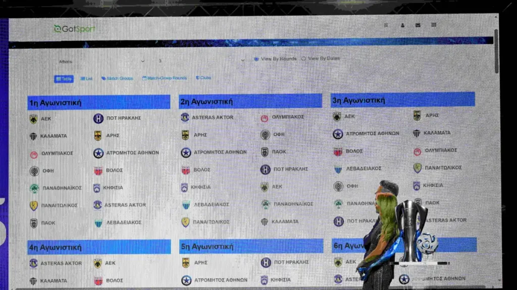 Super League: Το αναλυτικό πρόγραμμα των αγώνων για τη σεζόν 2026-27