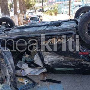 Μεθυσμένος ο οδηγός του «ιπτάμενου» αυτοκινήτου στην Κρήτη - Συνελήφθη ο τουρίστας