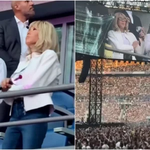 Ο Εμανουέλ Μακρόν και η σύζυγός του Μπριζίτ διασκέδασαν σε συναυλία των BTS στο Παρίσι, ζητωκραύγαζαν οι θεατές όταν τους έδειξε η γιγαντοοθόνη