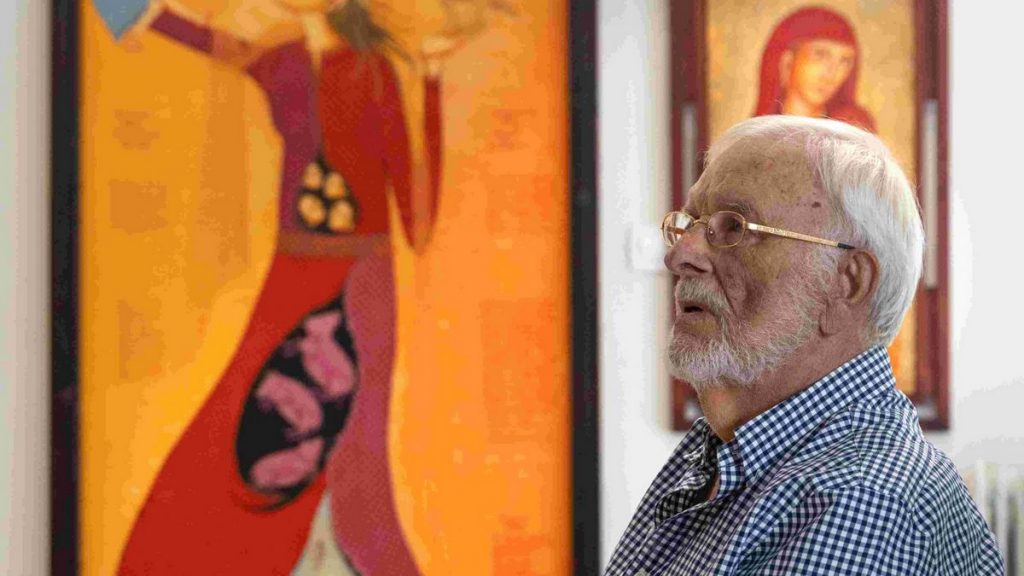 Πέθανε ο σπουδαίος Ιωάννης Μητράκας - Ο ζωγράφος που ύμνησε τους ηρωικούς Λιγνιτωρύχους του Αλιβερίου