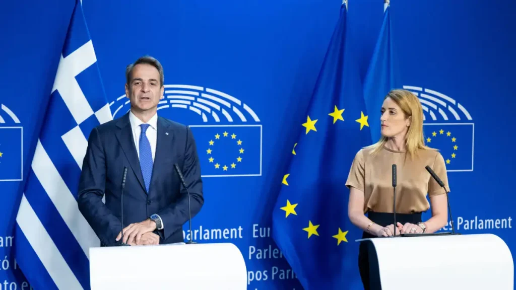 Live η συζήτηση Μητσοτάκη – Μέτσολα στο Economist