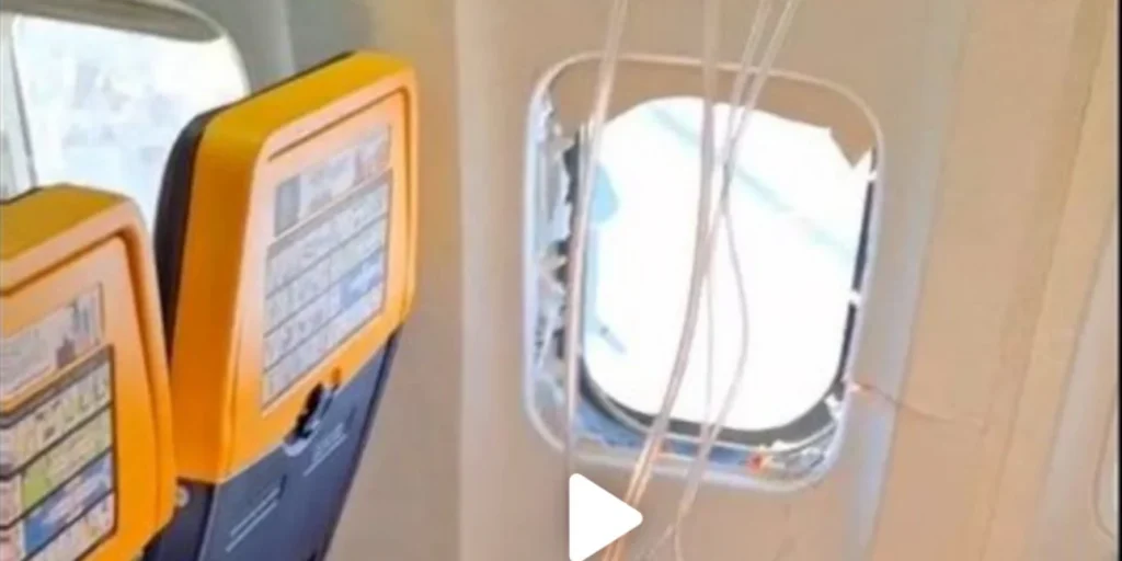 Ζημιά από ξένο αντικείμενο «βλέπει» ο CEO της Ryanair πίσω από το σπασμένο παράθυρο του αεροπλάνου