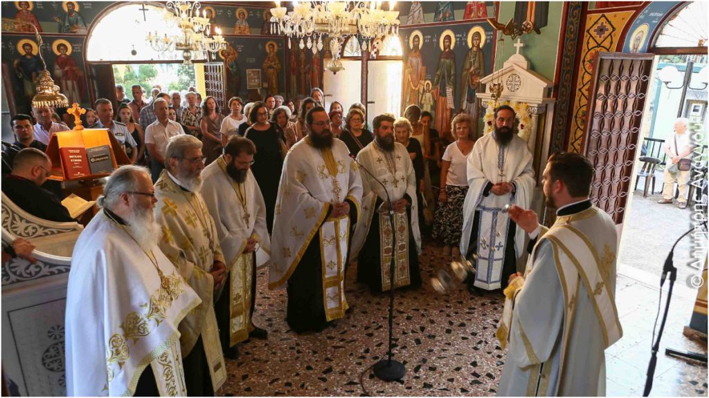 Πλήθος πιστών στον εορτασμό του Προφήτη Ηλία στην Ιερά Μητρόπολη Φθιώτιδας