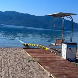 Ράμπα για ΑμεΑ και στην όμορφη παραλία του Αγίου Γεωργίου στην Πελασγία
