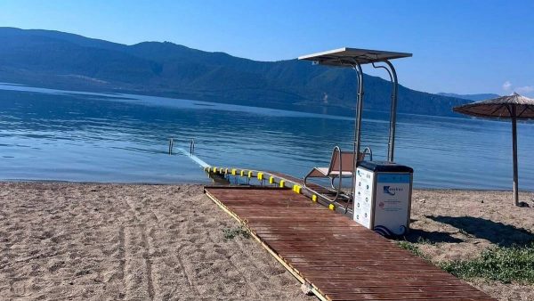 Ράμπα για ΑμεΑ και στην όμορφη παραλία του Αγίου Γεωργίου στην Πελασγία