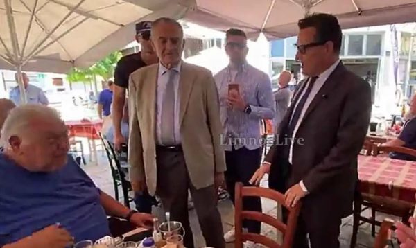 Ένταση στη Λήμνο κατά την επίσκεψη Γεωργιάδη: «Δεν θέλουμε παράσιτα, δρόμο» – Η απάντηση του υπουργού Υγείας
