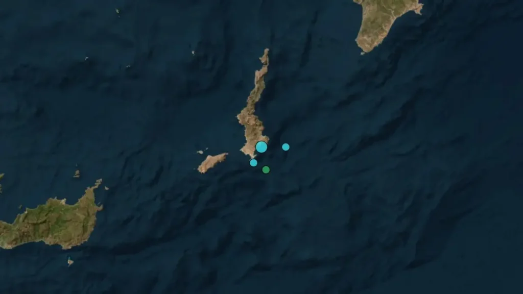 Σεισμός στην Κάρπαθο μεγέθους 3,8 Ρίχτερ