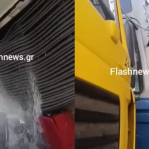 Σούδα: Νέο βίντεο από τη σύγκρουση των πλοίων - Το επικίνδυνο φορτίο με υγραέριο και πίσσα