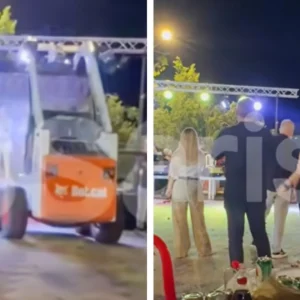 Απίστευτο σκηνικό: Έριξαν λουλούδια στη Γωγώ Τσαμπά με... φορτωτή σε χωριό στα Φάρσαλα! (ΒΙΝΤΕΟ)