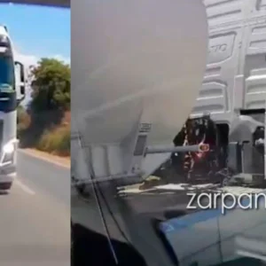 Κρήτη: Επικίνδυνος οδηγός βυτιοφόρου «έπαιζε τα φώτα» για να κάνει προσπέραση κοντά στο αεροδρόμιο Χανίων, δείτε βίντεο