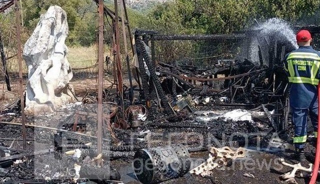Βόλος: Στις φλόγες οι εγκαταστάσεις του Συνεταιρισμού ΑμεΑ «Ηλιοτρόπια» - 4 εκρήξεις (ΦΩΤΟ)