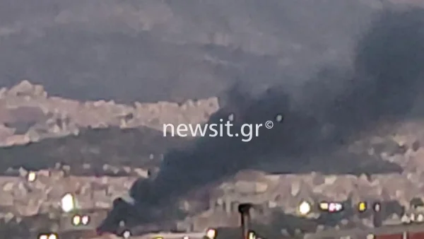 Φωτιά στο Αιγάλεω, κοντά στο νέο γήπεδο του Παναθηναϊκού