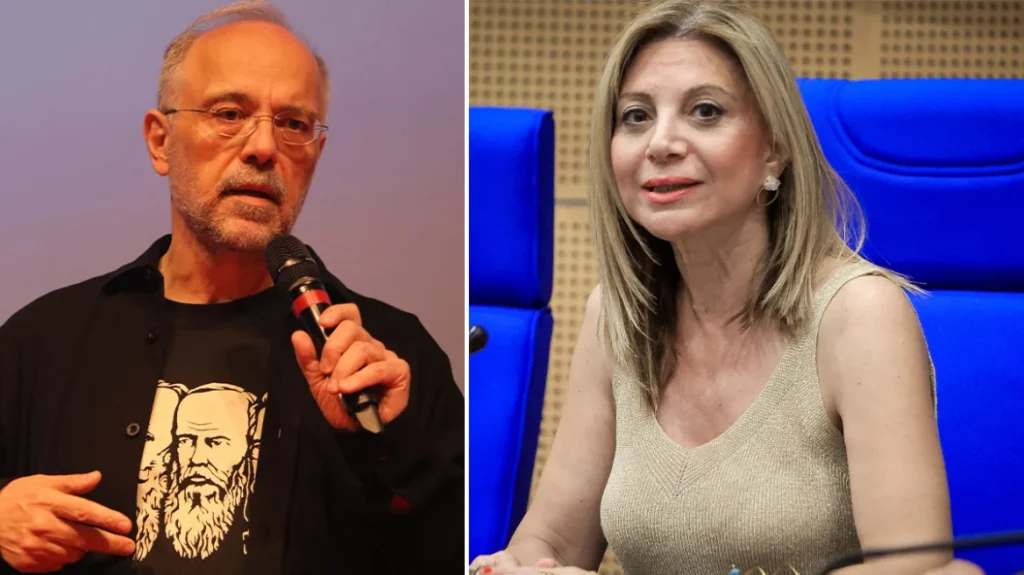 «Μωραίνει Κύριος»: Η αιχμηρή απάντηση Αυγερινού για τη διαγραφή του από την Καρυστιανού, την κατηγορεί για εγωμανία