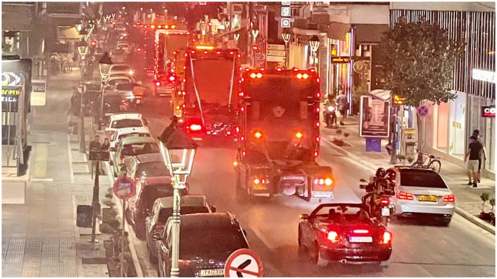 Γάμος στον Βόλο με κομβόι από νταλίκες – Σείστηκε το κέντρο της πόλης (ΒΙΝΤΕΟ-ΦΩΤΟ)