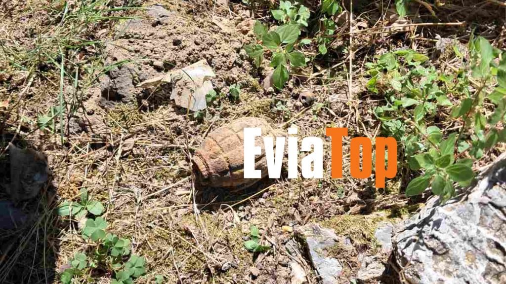 Παλιά χειροβομβίδα βρέθηκε σε αποθήκη στους Στροπώνες