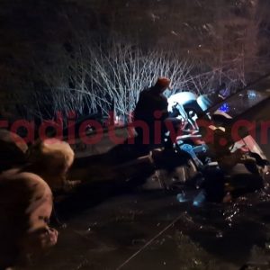 Άγιο είχε 26χρονη που βρέθηκε με το αυτοκίνητό της ανάποδα σε αρδευτικό κανάλι