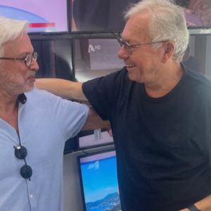 Ο Δήμος Βερύκιος επιστρέφει στο Mega - Η συνάντηση και η αγκαλιά με τον Σταμάτη Μαλέλη