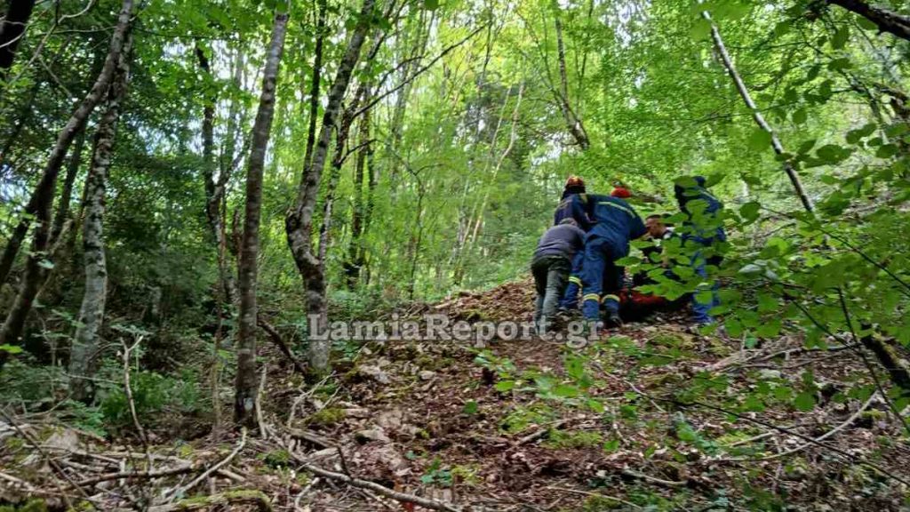 Ευρυτανία: Αίσιο τέλος στην επιχείρηση διάσωσης των επιβατών του αγροτικού που έφυγε σε γκρεμό