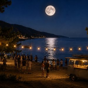 Αυτή την Παρασκευή έχει Full Moon Party στην παραλία της Αγίας Μαρίνας
