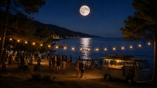 Αυτή την Παρασκευή έχει Full Moon Party στην παραλία της Αγίας Μαρίνας