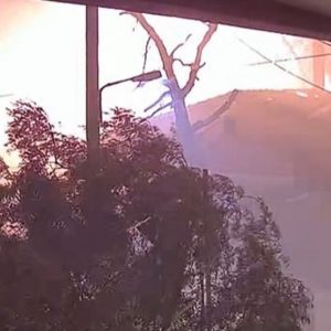 Ασύλληπτο βίντεο από κάμερα ασφαλείας στο Πόρτο Γερμενό: Η στιγμή που η φωτιά φουντώνει μέσα σε οικισμό σε δευτερόλεπτα