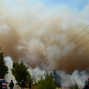 Το πολωμένο μελτέμι που τροφοδότησε τις φωτιές σε Βοιωτία και Αττική: «Από τα ισχυρότερα επεισόδια των τελευταίων 50 χρόνων»