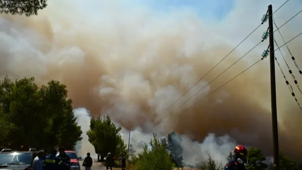 Το πολωμένο μελτέμι που τροφοδότησε τις φωτιές σε Βοιωτία και Αττική: «Από τα ισχυρότερα επεισόδια των τελευταίων 50 χρόνων»