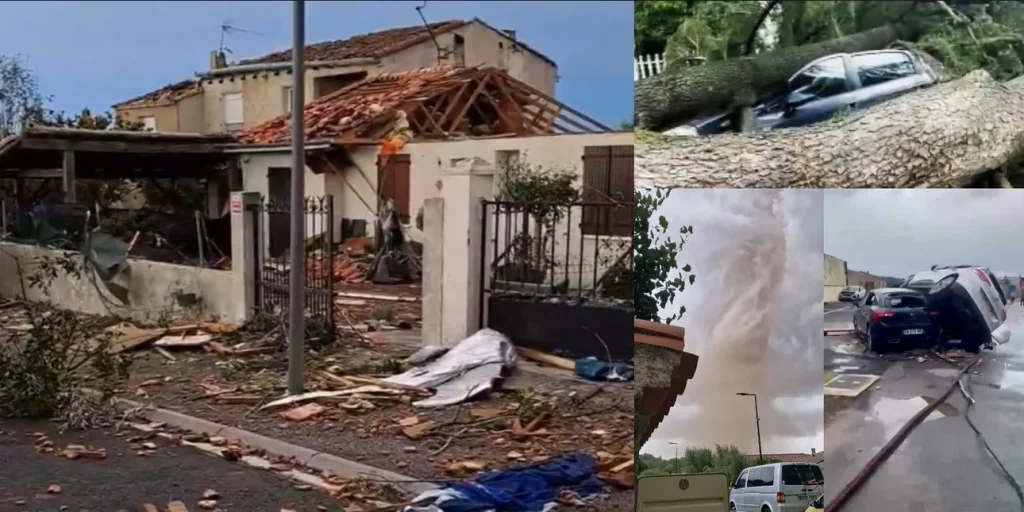 Τρομακτικός ανεμοστρόβιλος στη Γαλλία: 41 τραυματίες και 300 σπίτια κατεστραμμένα - Άνευ προηγουμένου εικόνες (ΒΙΝΤΕΟ)