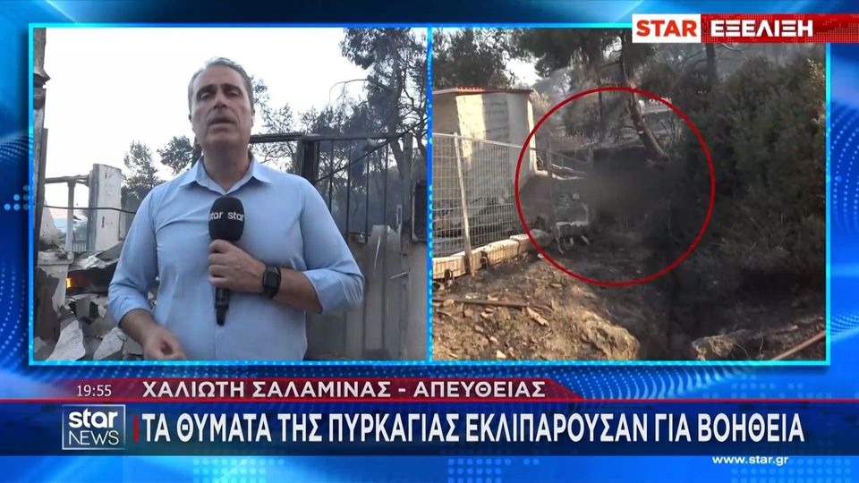 Πώς έχασε τη ζωή του το ζευγάρι ηλικιωμένων στη πυρκαγιά στη Σαλαμνίνα