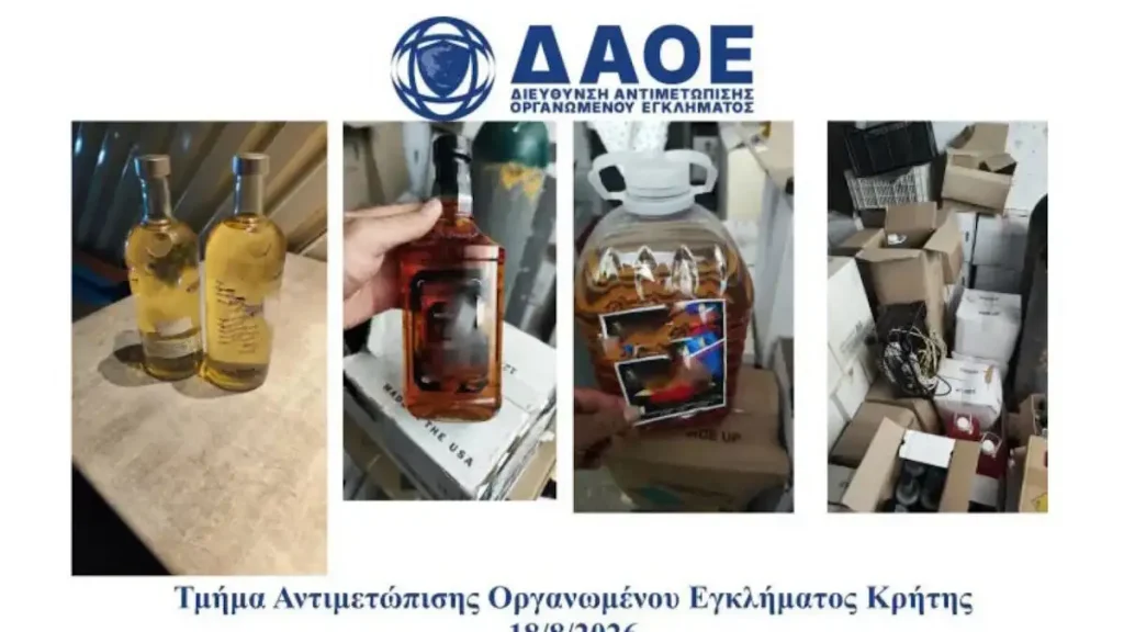 Ηράκλειο: 53χρονος διακινούσε «ποτά μαϊμού» και χιλιάδες μπαλόνια με «αέριο γέλιου» – Φωτογραφίες και βίντεο