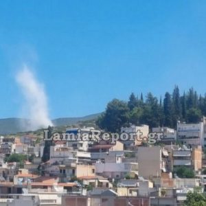 Λαμία: Μεγάλη κινητοποίηση της Πυροσβεστικής για καπνό στο Κάστρο